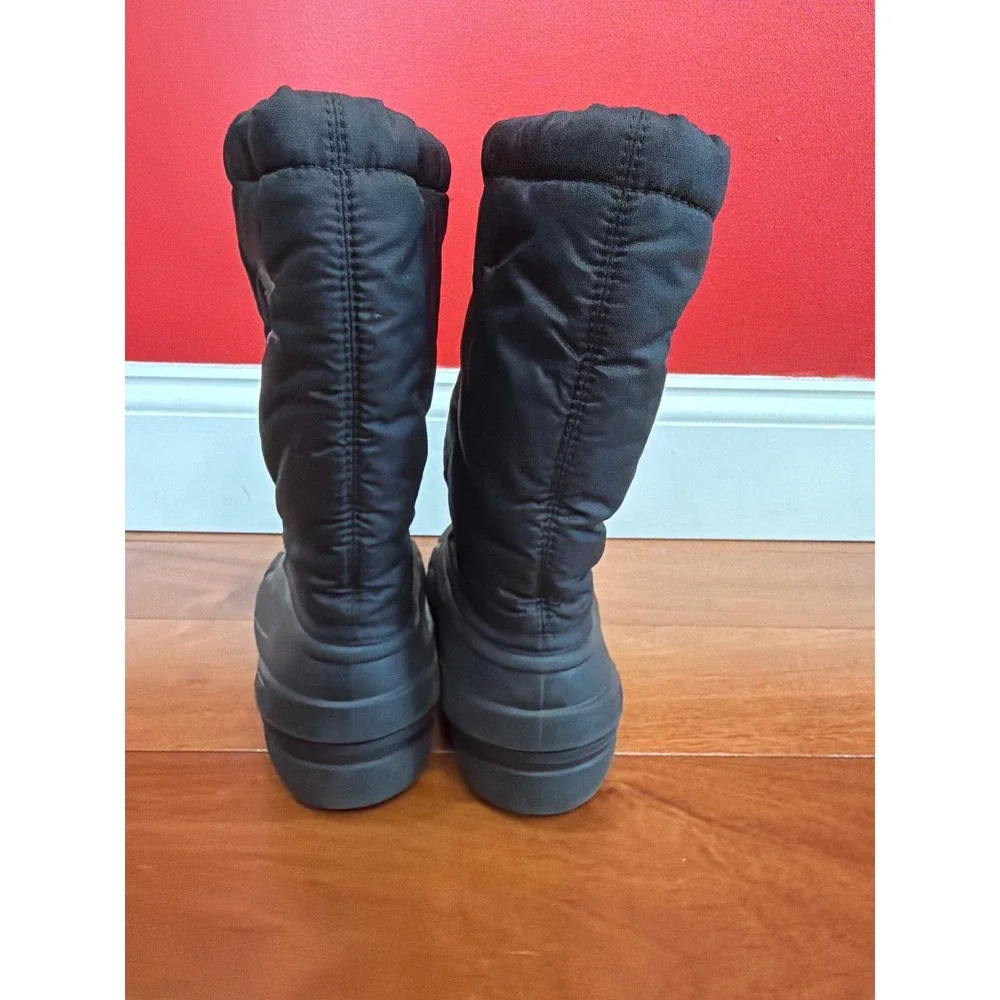 Sorel Snow Boots Kids Black‎ Waterproof Insulated NY1799-011 Size 4